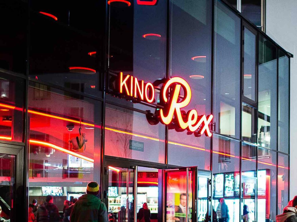 LED Leuchtschrift Kino Rex